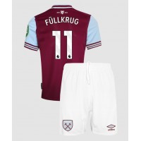 West Ham United Niclas Fullkrug #11 Domaci Dres za djecu 2024-25 Kratak Rukav (+ Kratke hlače)